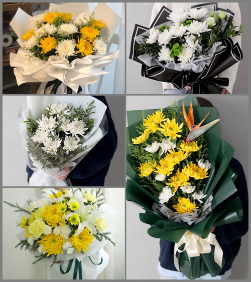 贵州毕节市黔西县永燊乡黑磨村白事花束代送